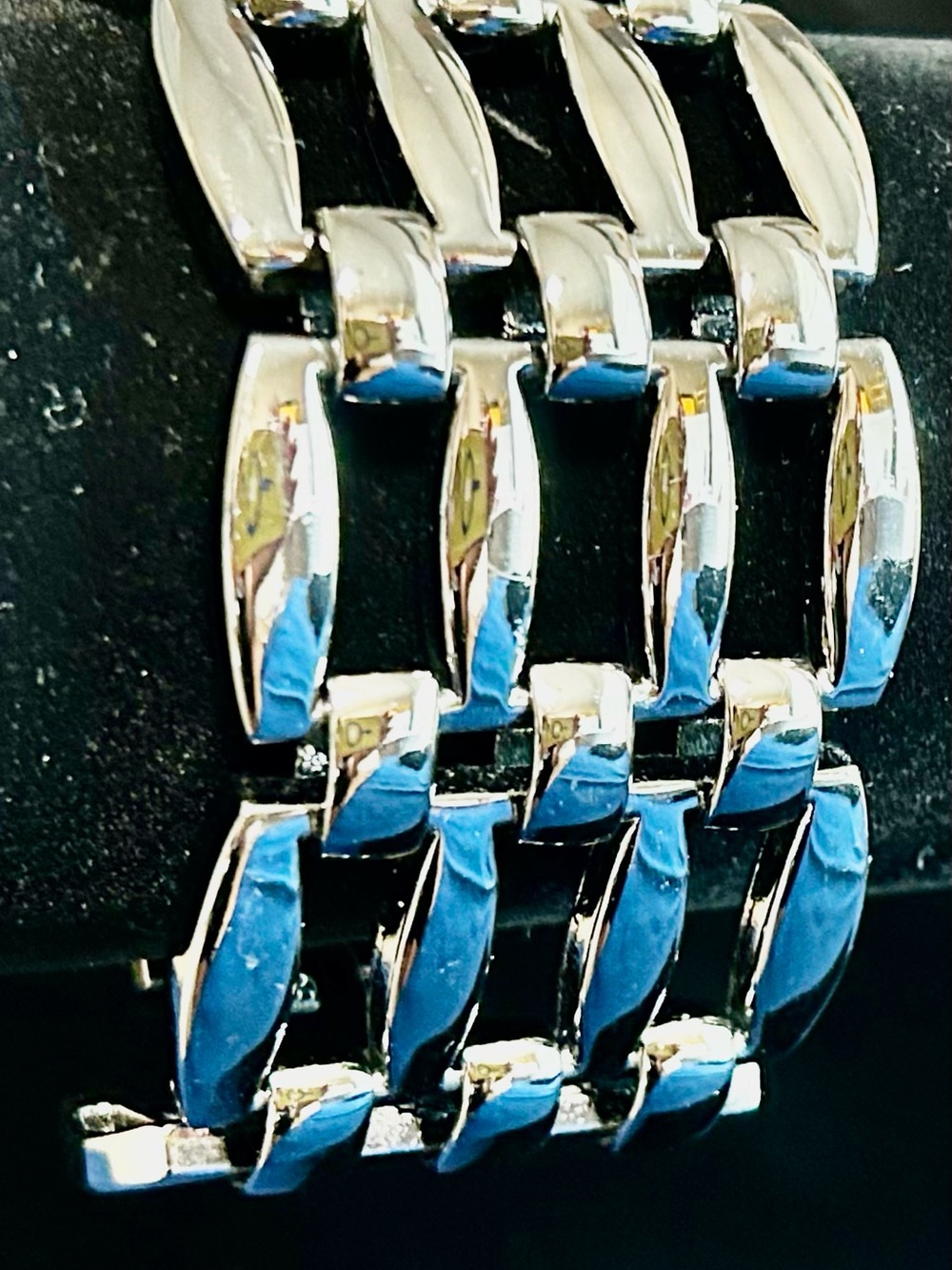 Lia Sophia Silver-Tone Multi-Row Link Bracelet